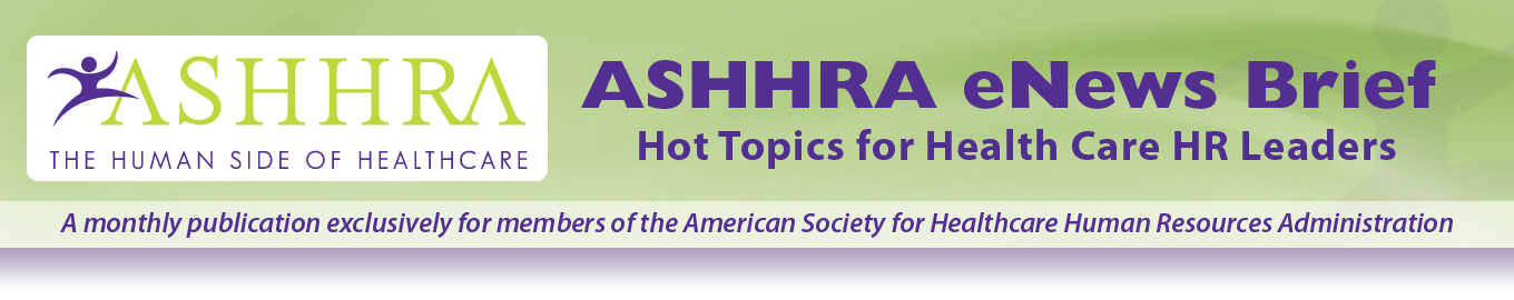 ASHHRA eNews Brief