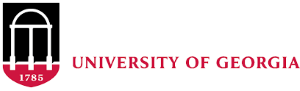 University of Georgia logo with arches