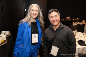 Alissa Hurley and Leo Chan