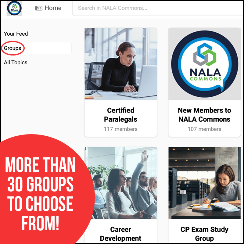 NALA Commons Groups