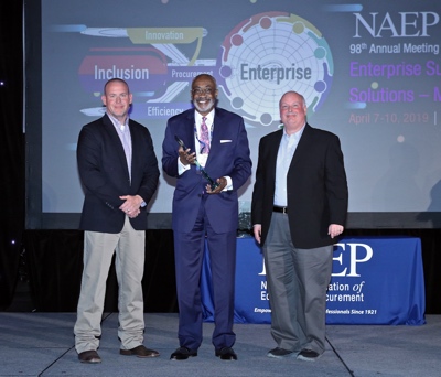 William Cooper receives the Bert C Ahrens Award